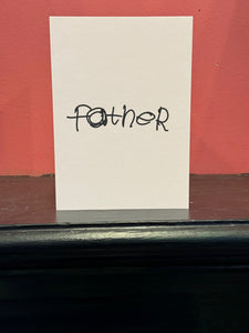 CARD - FATHER by NOTES BY PIPER