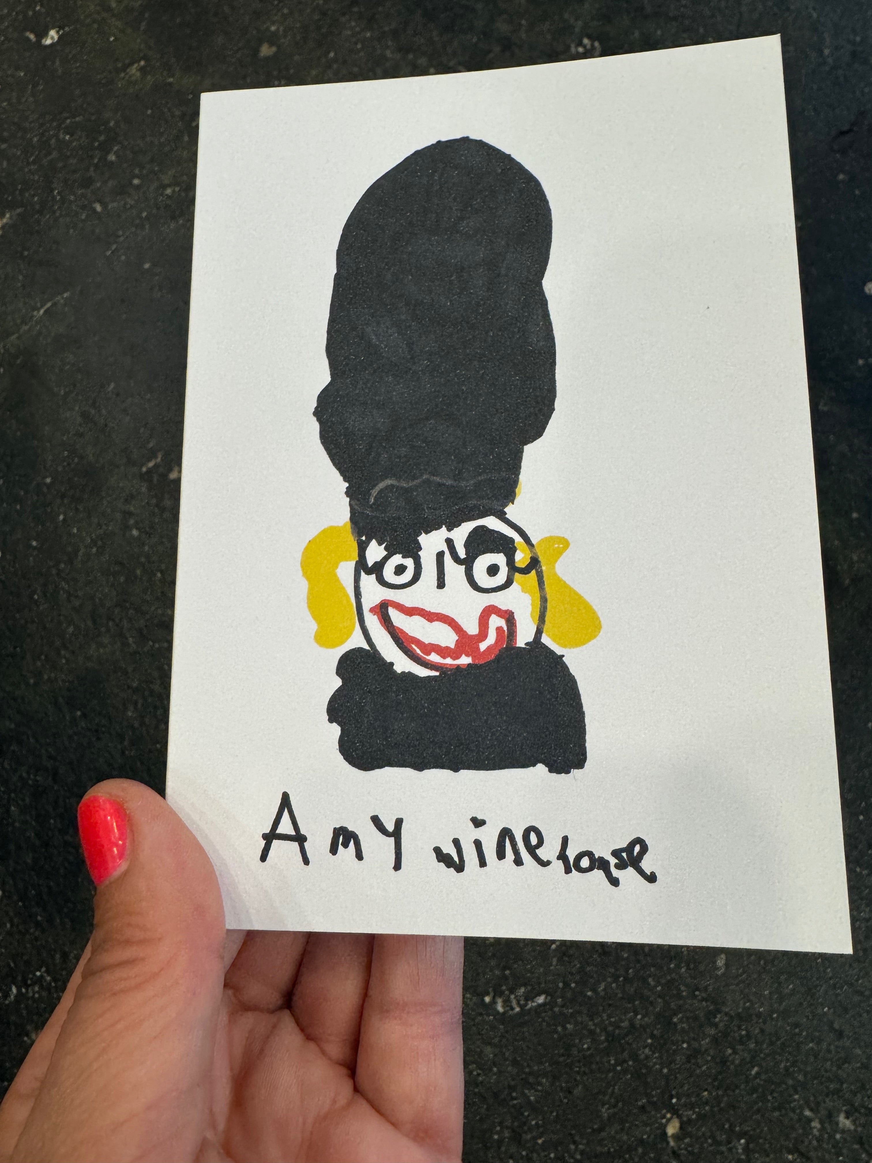 CARD - AMY WINEHOUSE by DANNY TOOLEY