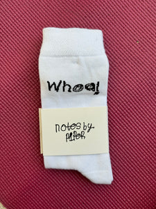 SOCKS - WHOA by NOTES BY PIPER