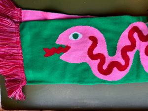 SCARF - Snake and Rose double sided by Lizzie Kingdom