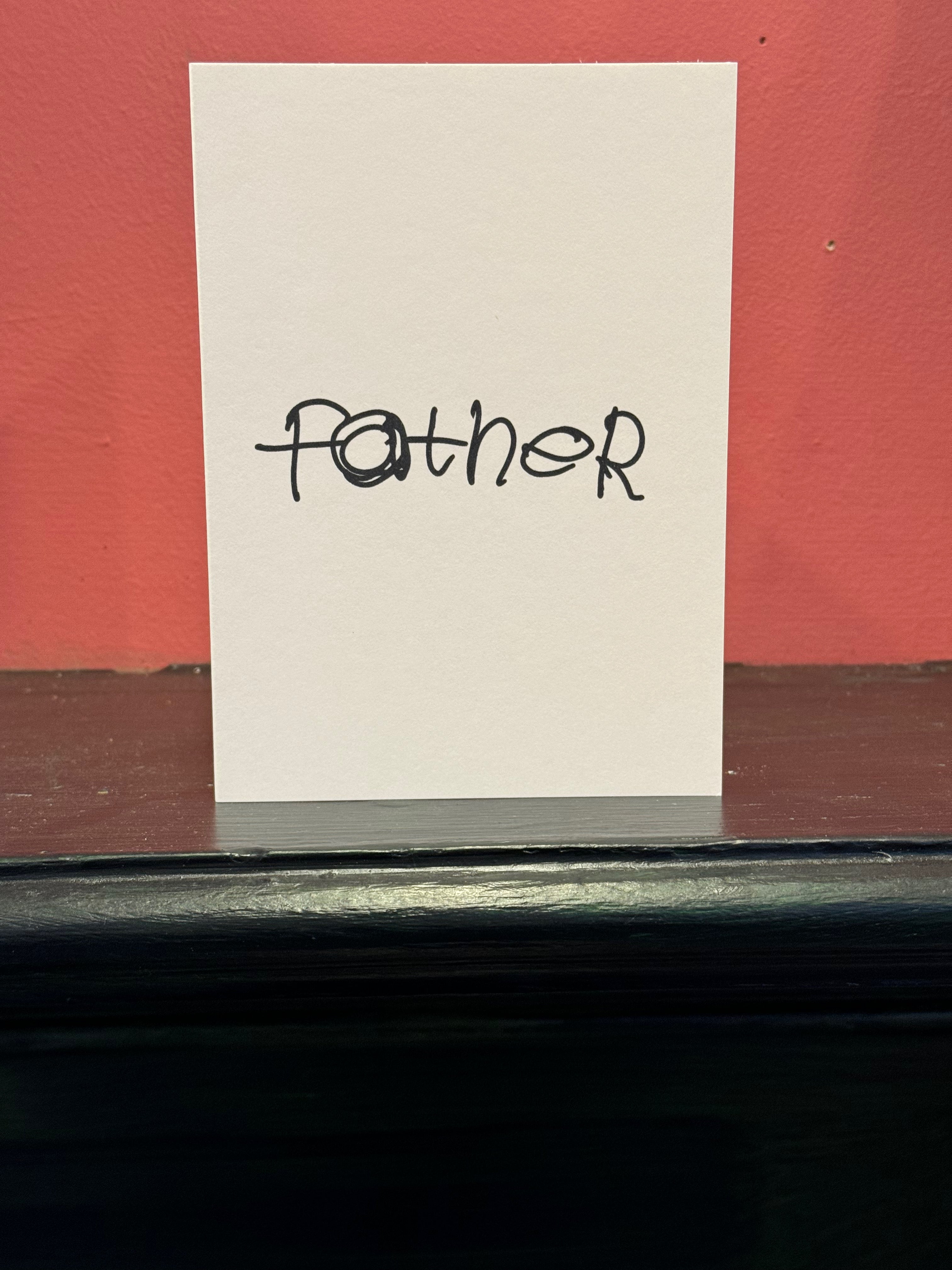 CARD - FATHER by NOTES BY PIPER
