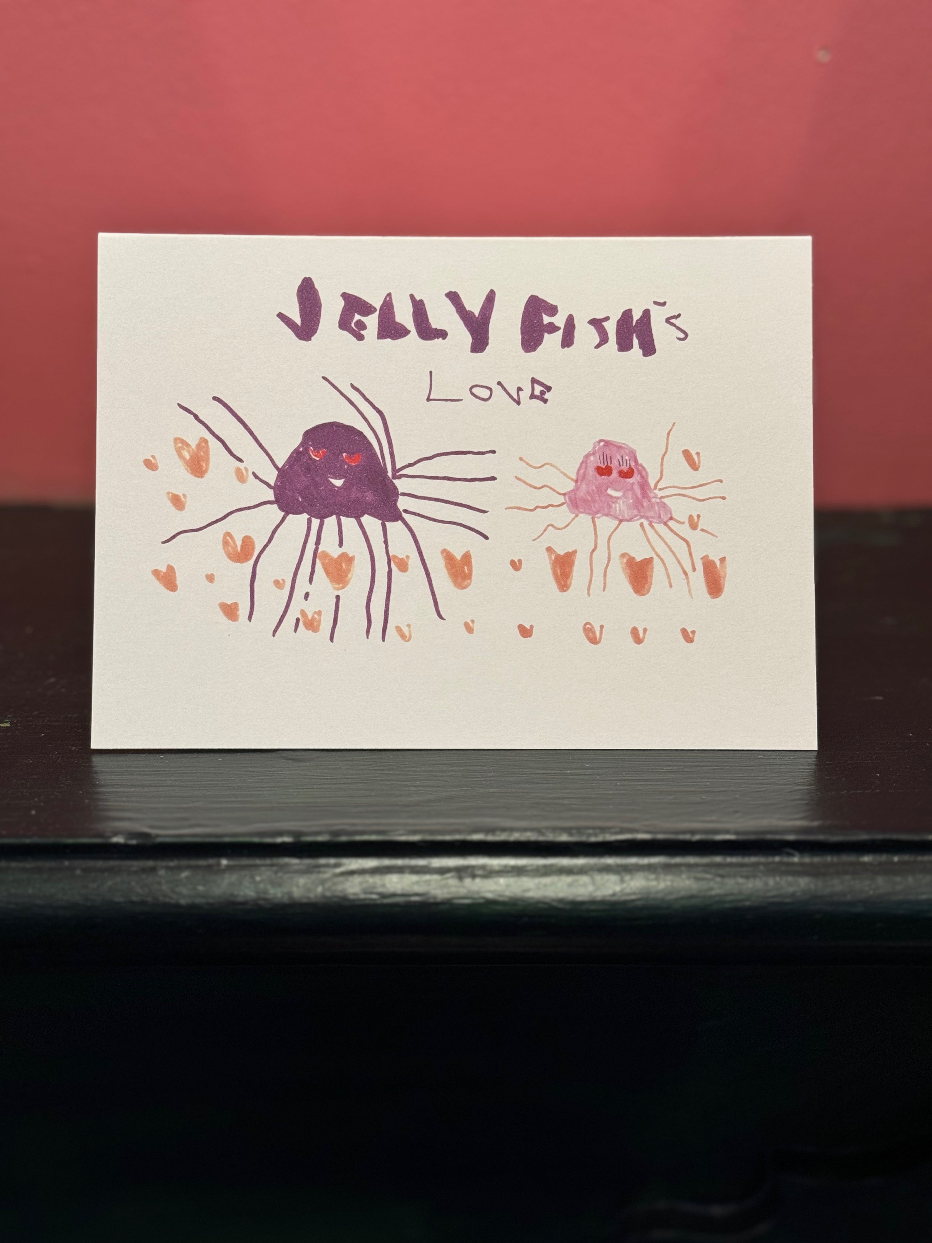 CARD - JELLYFISH'S LOVE by REVERE ARTIST, MR REES