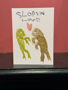 CARD - SLOFS IN LOVE by REVERE ARTIST, MR REES