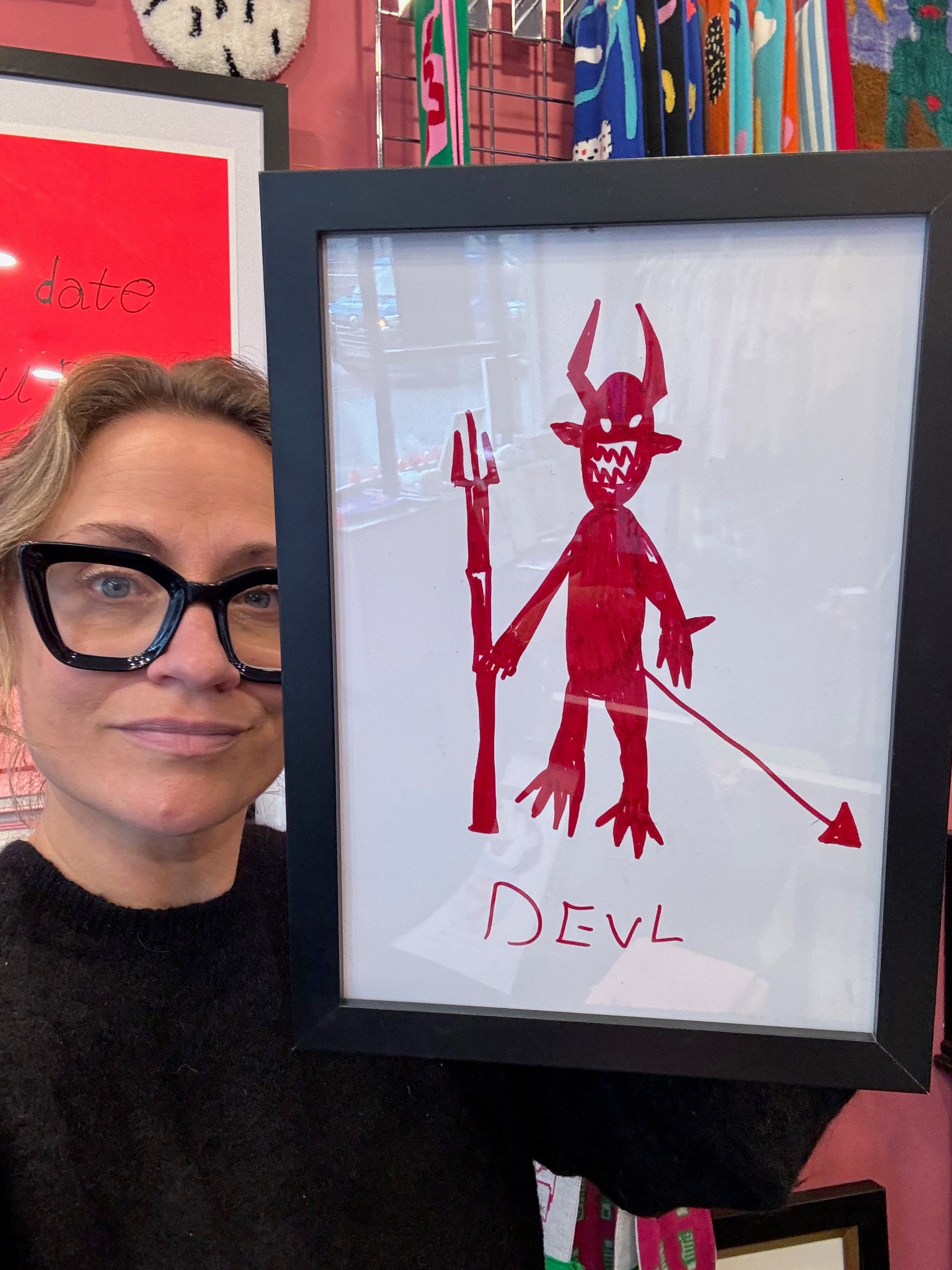 PRINT - DEVIL by REVERE ARTIST,  MR REES