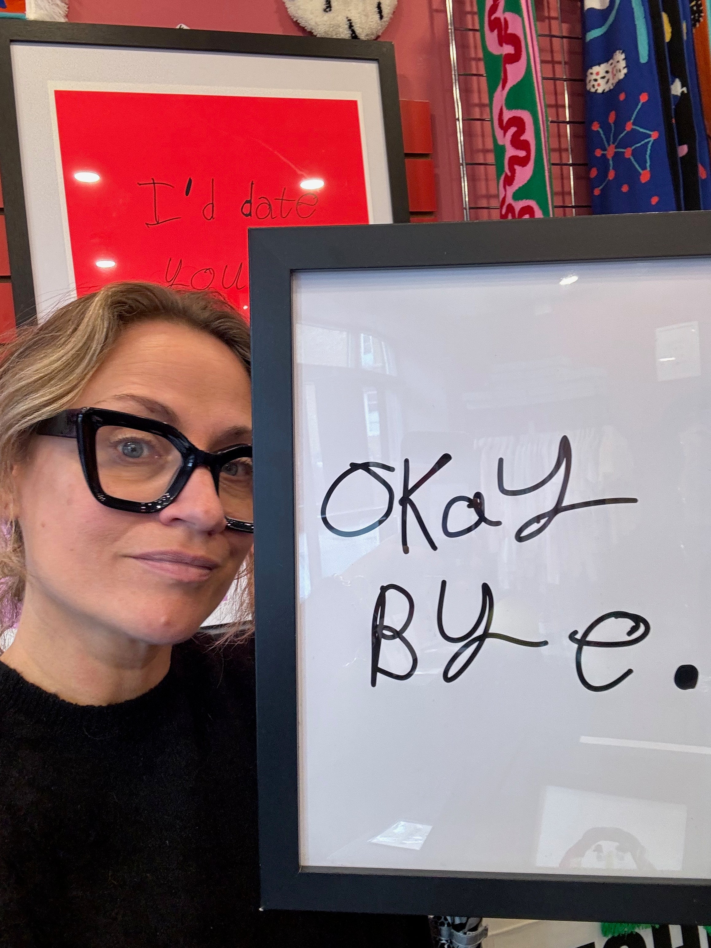 PRINT - OKAY BYE by NOTES BY PIPER