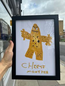 PRINT - CHEESE MONSTER BY REVERE ARTIST, MR REES