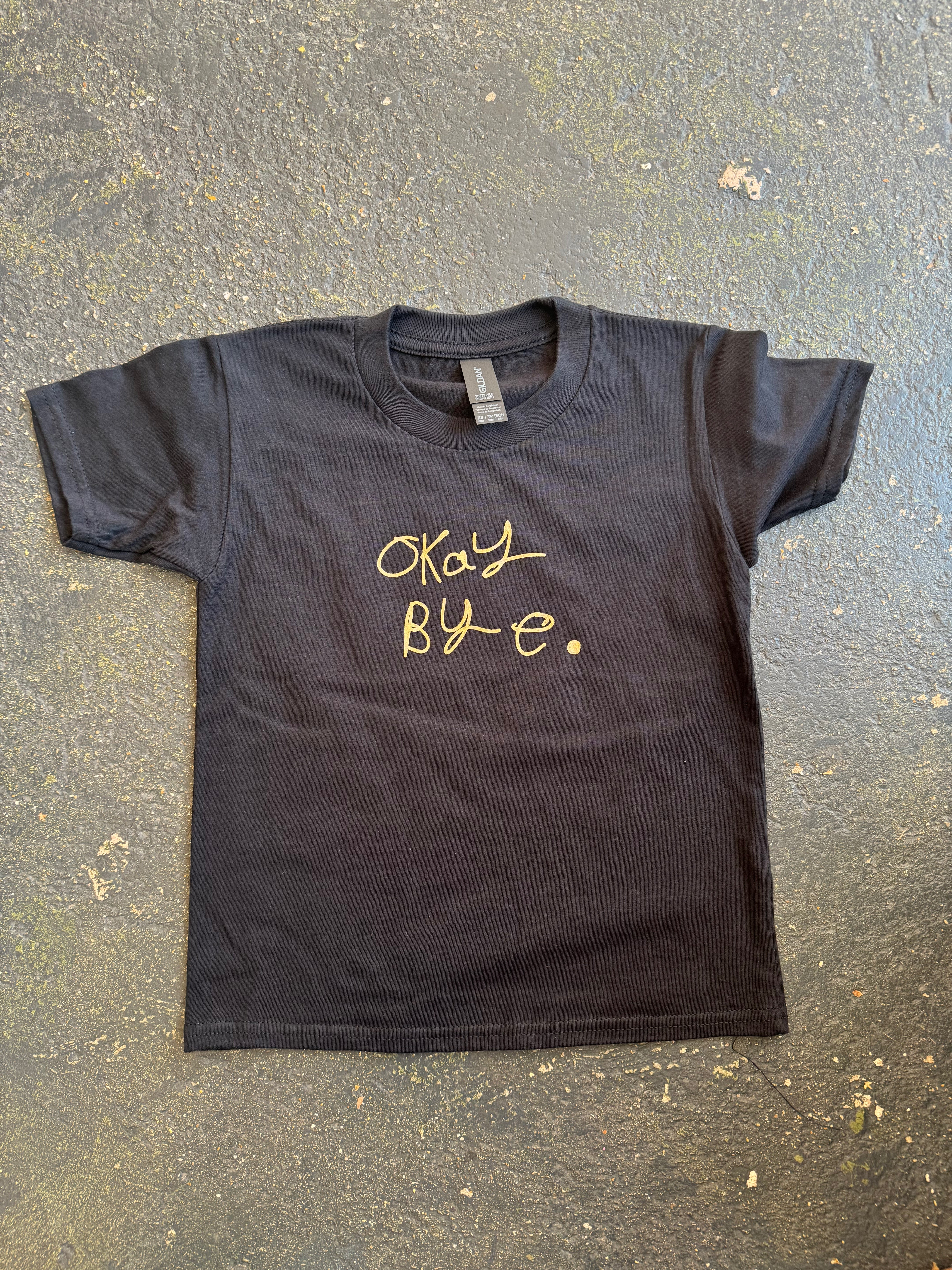 KIDS - T-SHIRT - OKAY BYE by NOTES BY PIPER