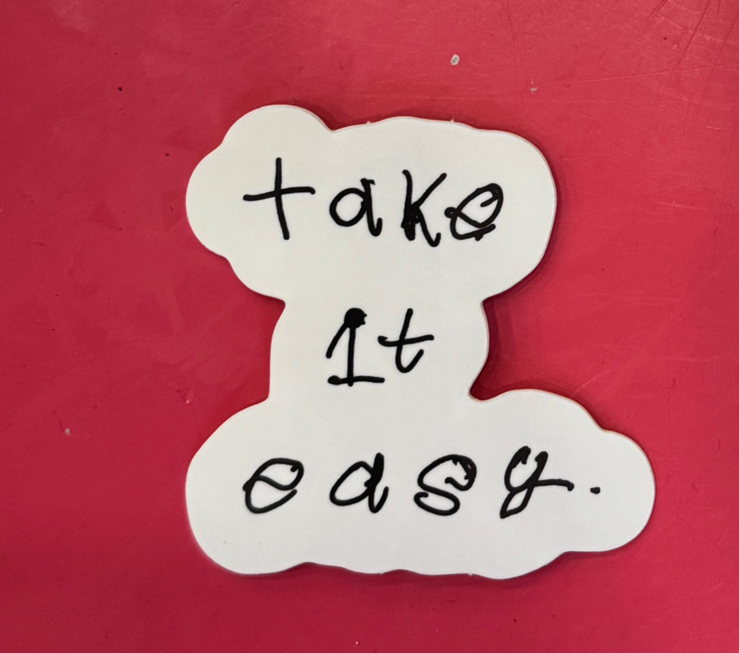 STICKER - TAKE IT EASY by NOTES BY PIPER