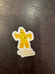 STICKER - CHEESE MONSTER by MR REES