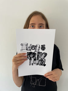 PRINT - I DON'T KNOW HIM by NOTES BY PIPER