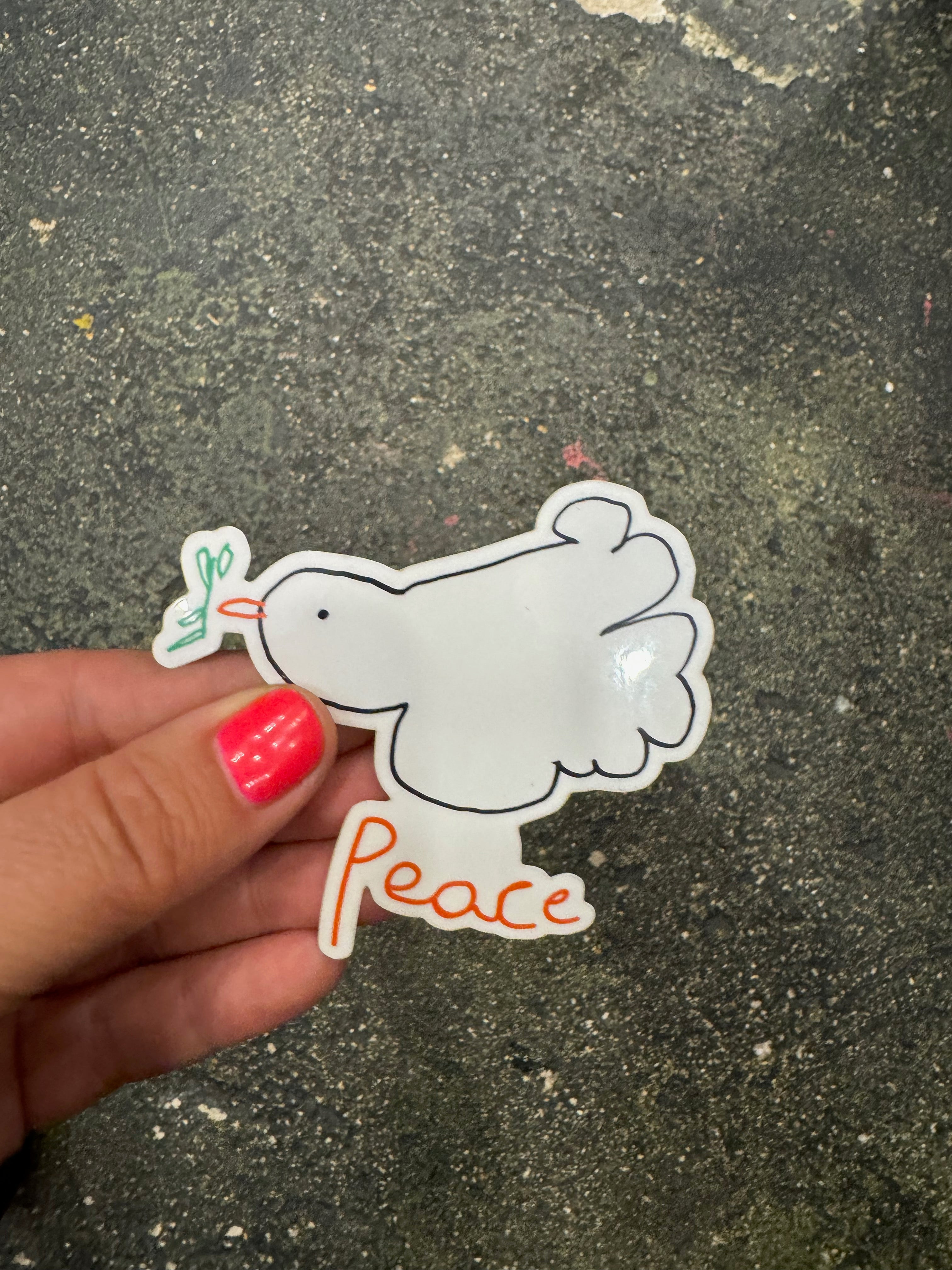 STICKER - PEACE by SABRINA MAALOW