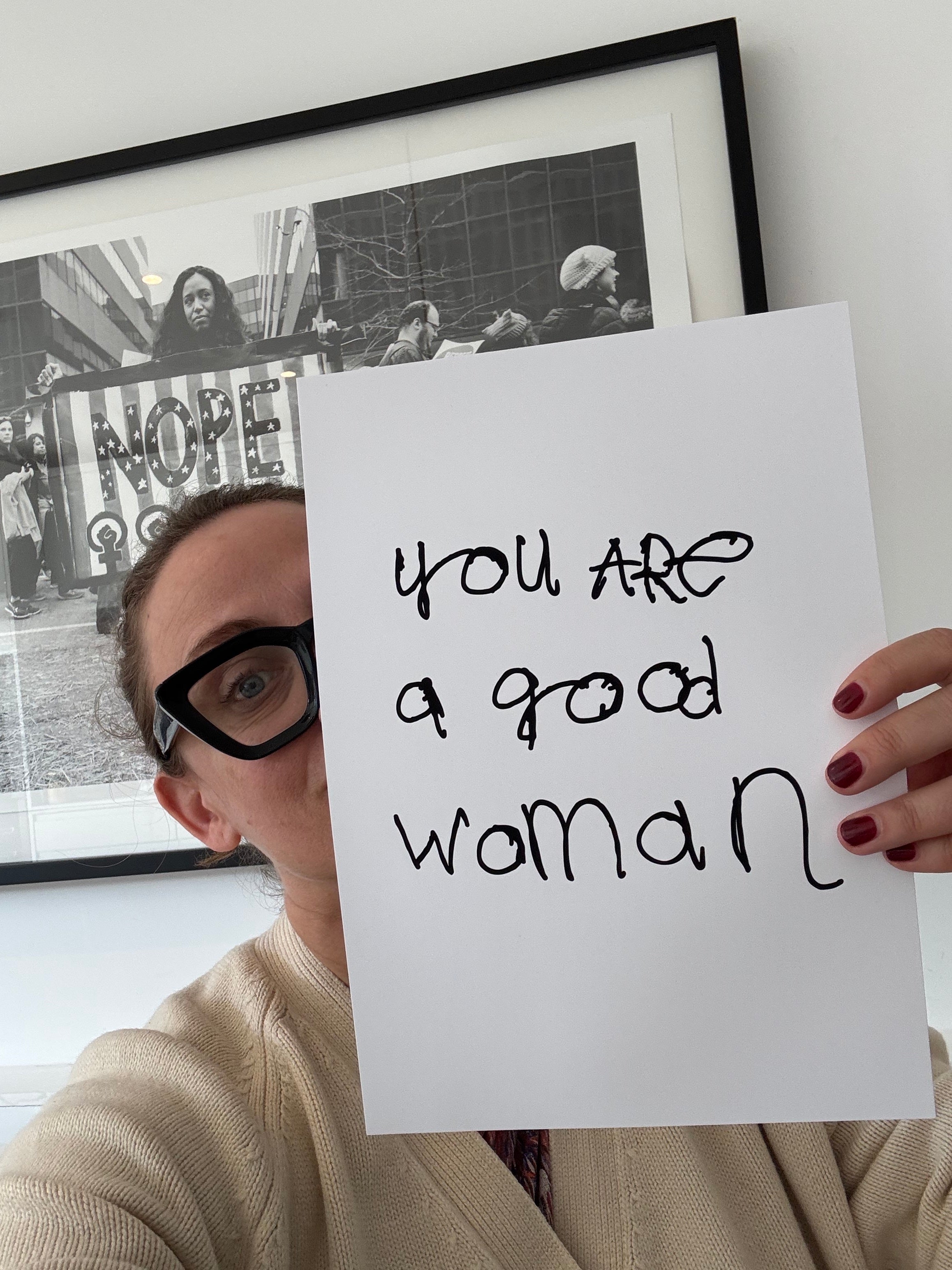 PRINT - YOU ARE A GOOD WOMAN by NOTES BY PIPER