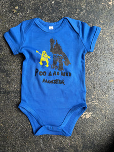 BABY BODYSUIT - POO AND WEE MONSTER by MR REES