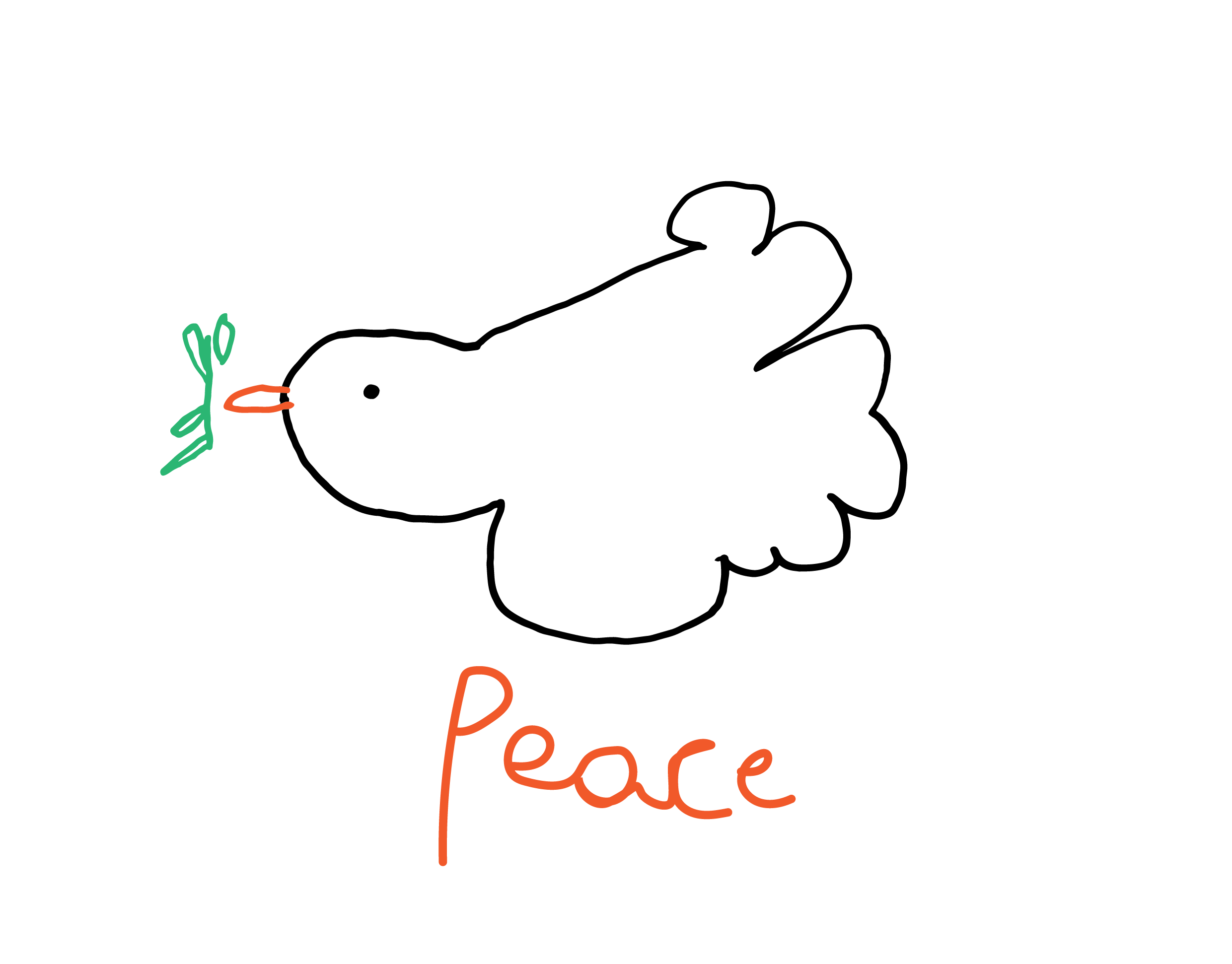 PRINT - PEACE by SABRINA MAALOW