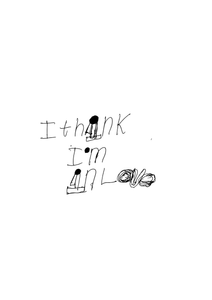 PRINT - I THINK I'M IN LOVE by NOTES BY PIPER