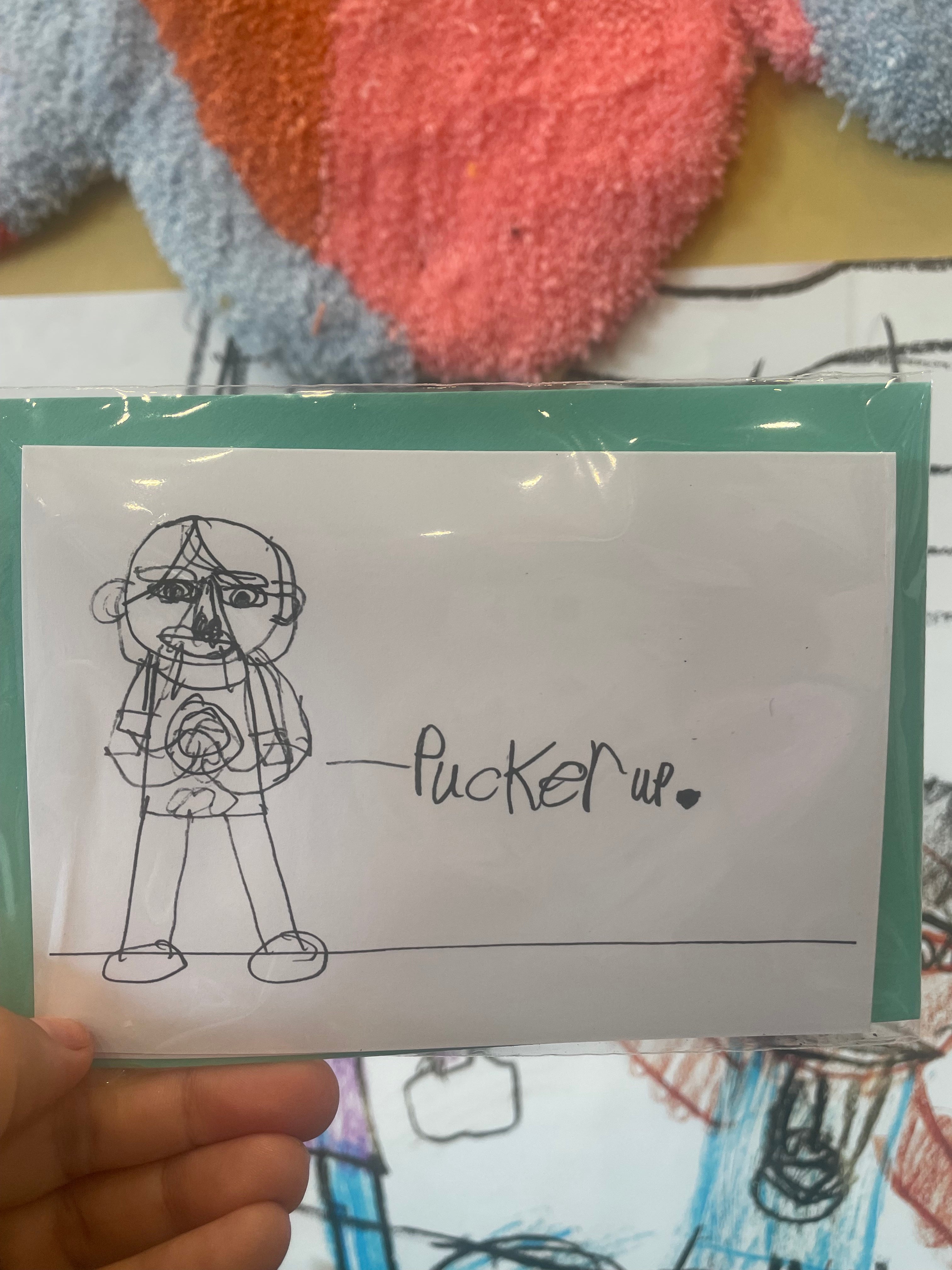 Card - Pucker Up, by Notes by Piper
