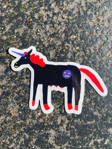 Sticker - Unicorn with tits by FPD