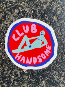Sticker - Club Handsome - dude