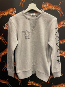 SWEATSHIRT REVERE by NOTES BY PIPER  'Grey/Black'